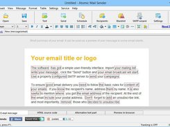 Atomic Mail Sender Screenshot 1