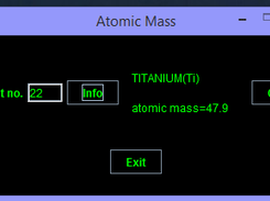 Atomic Mass Screenshot 1