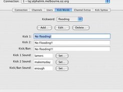 Kick Words Preferences