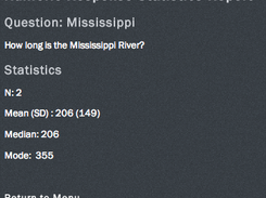 Numeric Response Report
