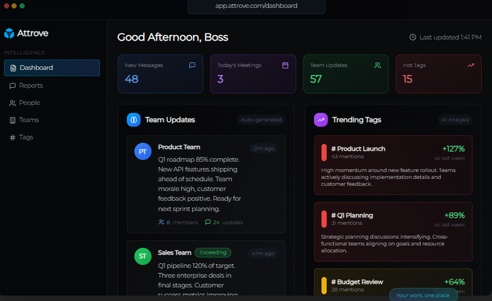 Attrove Screenshot 1