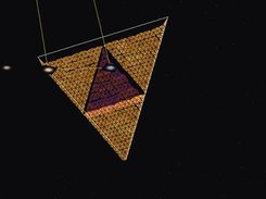 A radio source (data from El Parecibo) plotted using IFS