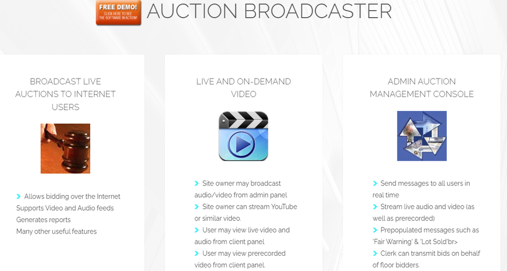 Auction Broadcaster Screenshot 1