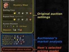 Vital information at your fingertips when creating auctions