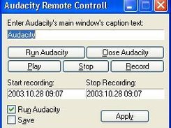 Audacity Remote Controll Screenshot 1