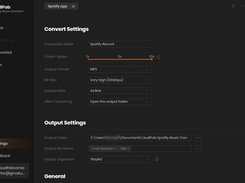 Customize Output Settings