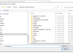 Audio Cropper 1-B6-2 (PF+ Rev2B) PC Apps sceenshot 1B [For choosing audio file]