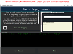 ffmpeg command window