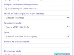 Audio/Video_ToText_OpenAI_Whisper Screenshot 1