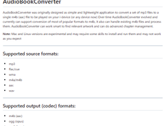 AudioBookConverter Screenshot 1