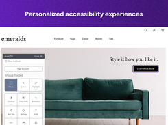 End users can personalize their accessibility experiences