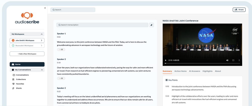 Audioscribe Screenshot 1