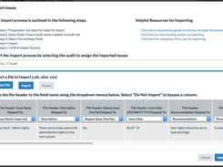 AuditFinding-Issue-Import