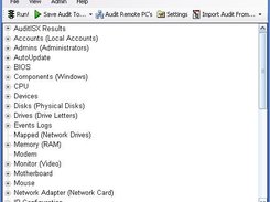 Main GUI window of AuditISX.