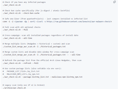 AUR Malware Check Screenshot 1