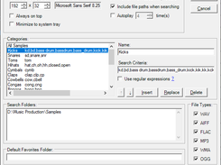 Configuration window.