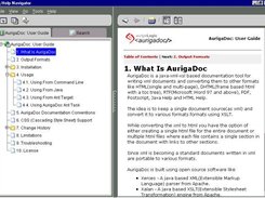 AurigaDoc output sample for Oracle Help for Java (OHJ)