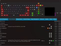 Keyboard layout & device integration settings