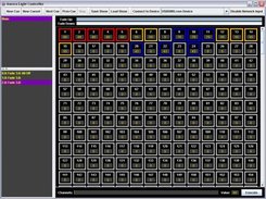 The user interface for Aurora Light Controller.