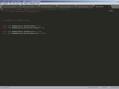 A nss script file in Sublime Text 3 with synthax highlighting