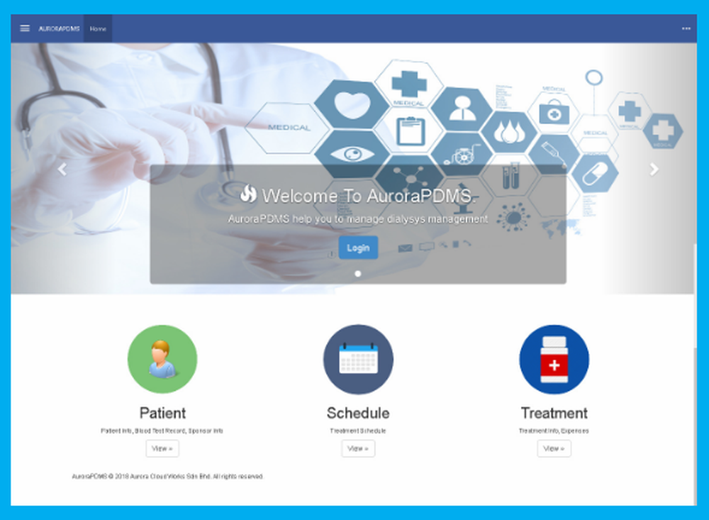 AuroraPDMS Screenshot 1