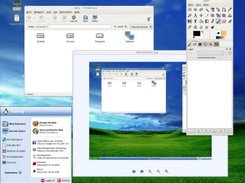 Displays the start menu