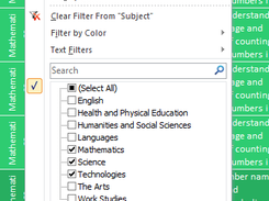 Filter by subject, year, content descriptions, elaborations, electives and more.