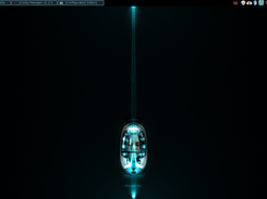 Dark Wallpaper with Conky