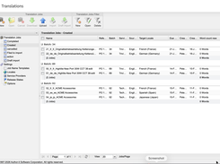 Author-it translations - import and export jobs or connect to your favourite TMS