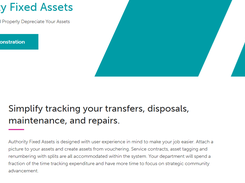 Authority Fixed Assets Screenshot 1