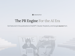 The PR engine for the AI era. We get your brand featured in the trusted media that AI models source from fast, at scale, and 100% results-based.