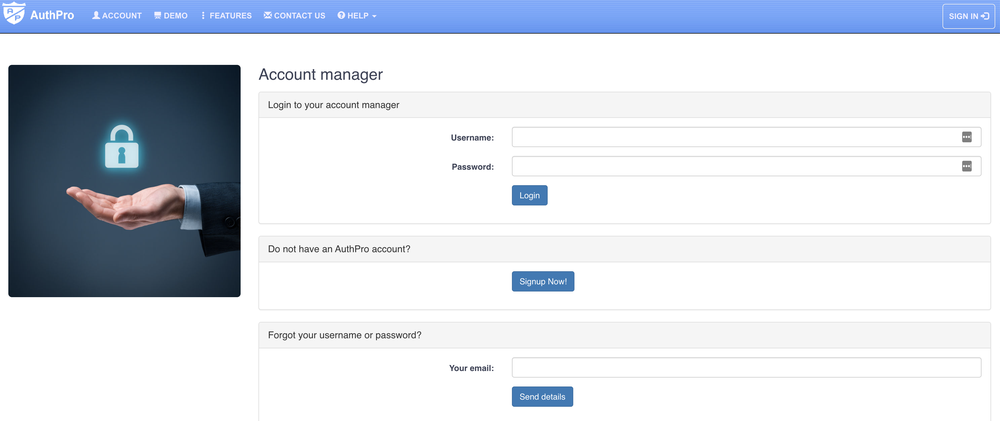 AuthPro Screenshot 1
