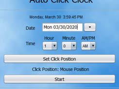 Auto Click Clock Screenshot