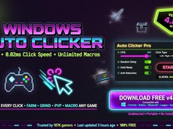 Auto Clicker 2026 - free open-source Windows utility for fast repetitive clicks
