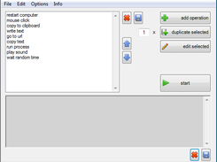 Clicker main window