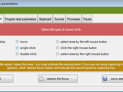 Add operation/action window