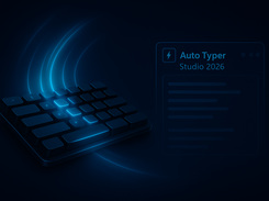 Auto Typer Studio - free open-source auto typer for Windows with global hotkey