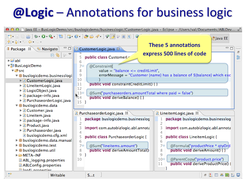 @Logic - annotations for business logic