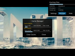 Progress dialog and cache manager in AutoCache
