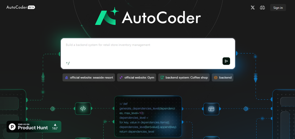 AutoCoder Screenshot 1