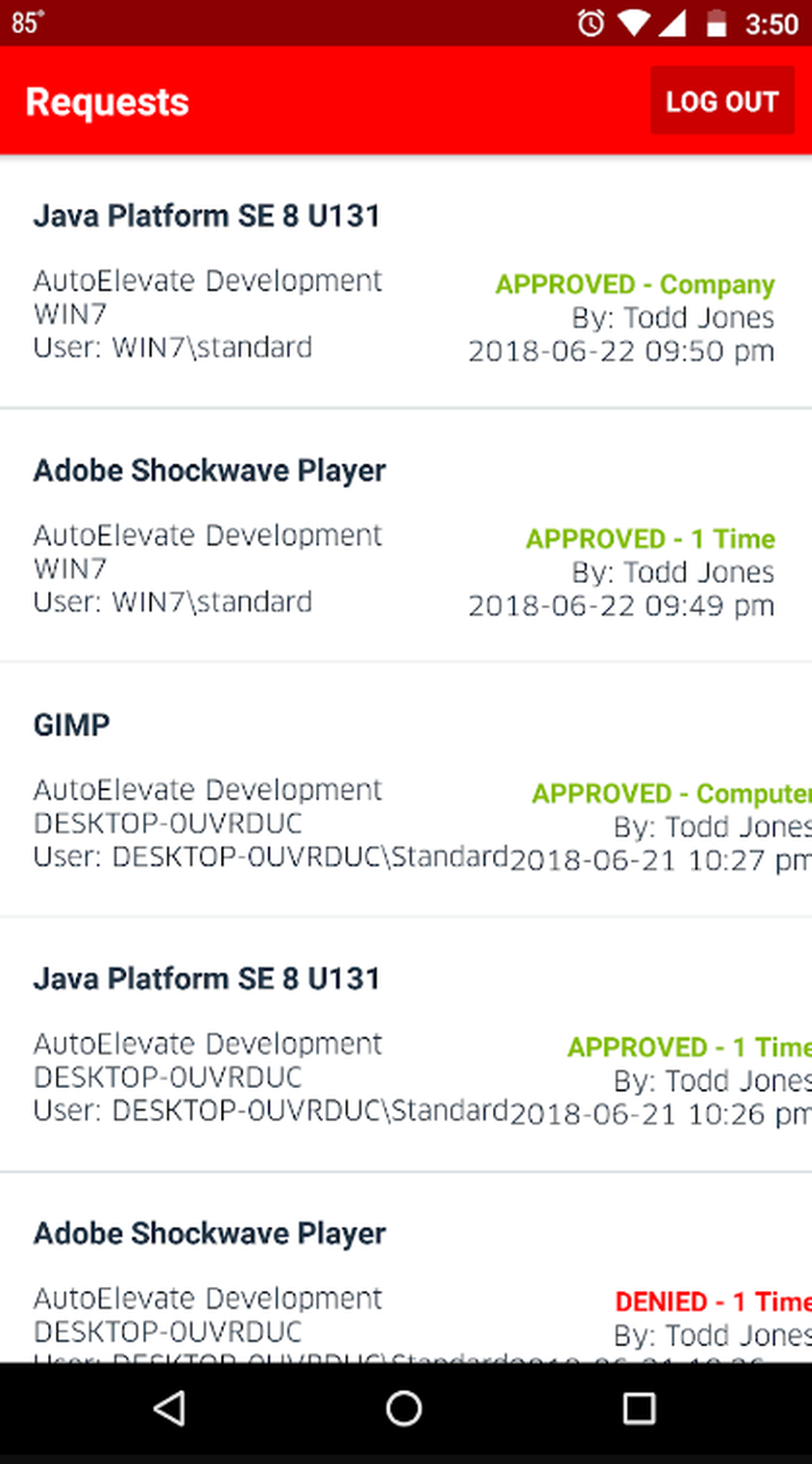 AutoElevate Screenshot 1