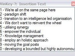 Insertion window - WINKEY # inserts text