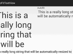 AutoFitTextView Screenshot 1