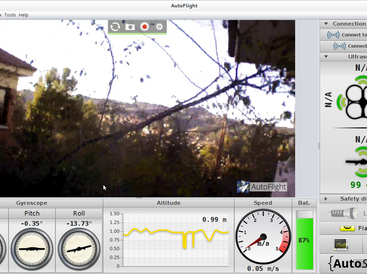 Connected to AR.Drone