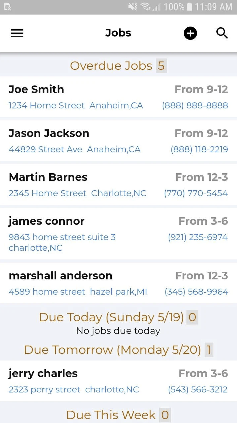 AutoGlassCRM Screenshot 1