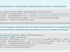 AutoGluon Screenshot 1