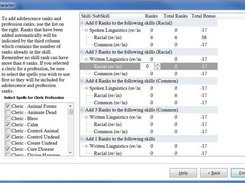 New Character Wizard - Adding Adolescence Ranks