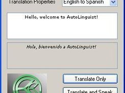 AutoLinguist for Windows - English to Spanish translation