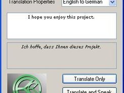 AutoLinguist for Windows - English to German translation