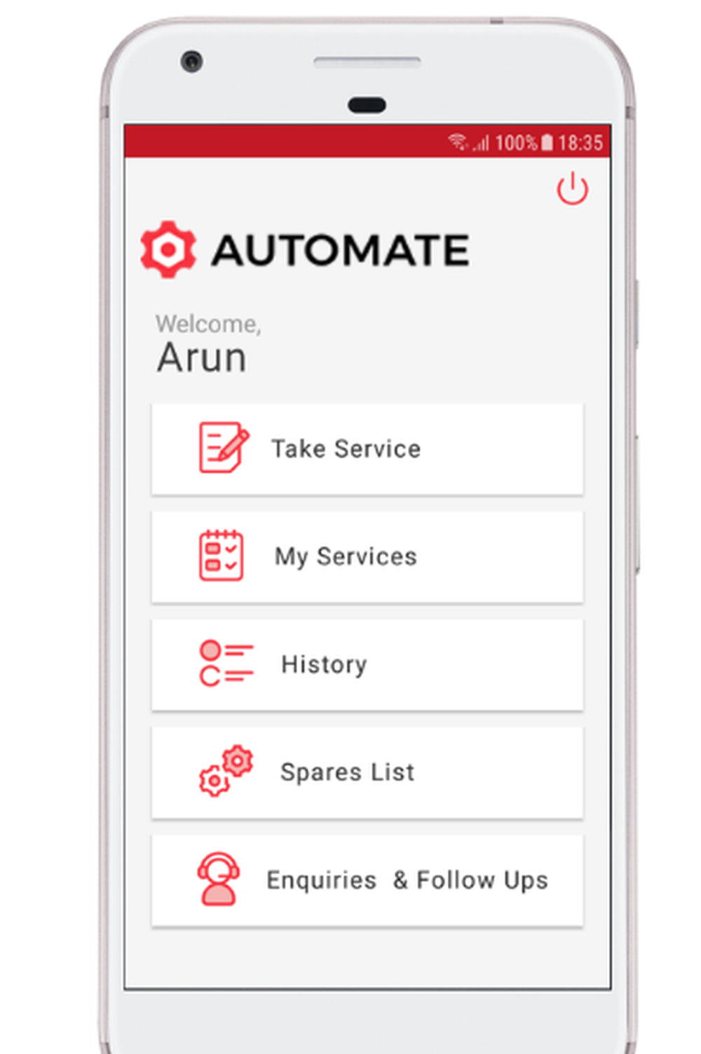 AUTOMATE Garage Management Software Screenshot 1